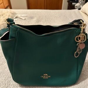 Authentic Coach Green Purse